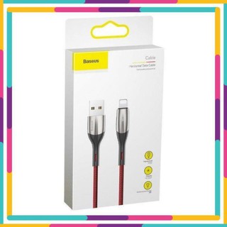 [GIÁ GỐC] Cáp sạc IPHONE - Baseus Horizontal Data ( 2.4A, Indicator Lamp, Fast Charing)