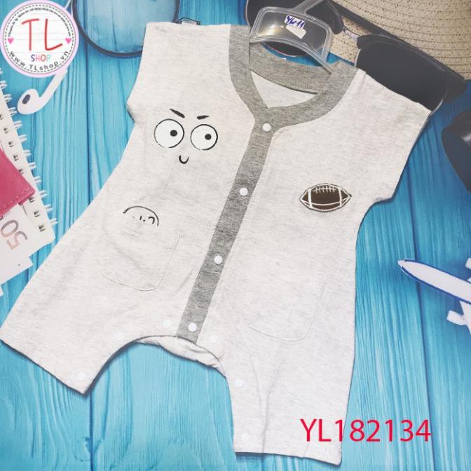 Thời trang trẻ em - Bodysuit thun cho bé bóng bầu dục - Quần áo bé trai - Bộ bé trai - Quần áo bé gái - Bộ bé gái