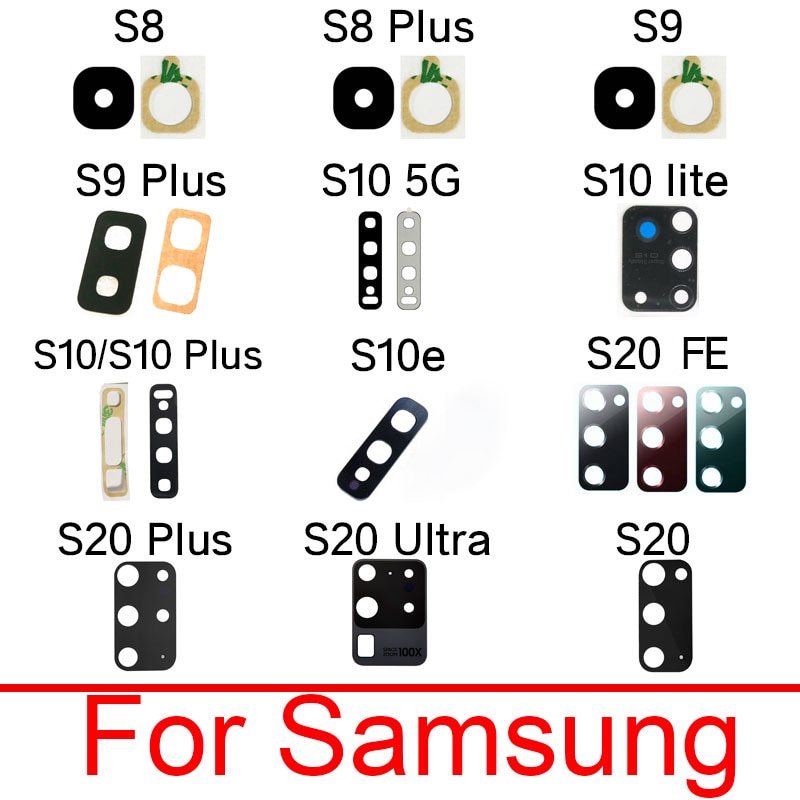 Miếng Dán Bảo Vệ Camera Sau Cho Samsung Galaxy S8 S9 S10 S10E S20 Fe Ultra Plus Lite 5g