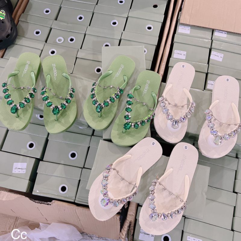 c Dép Kẹp Xốp Quai Ngọc Mềm Êm Cao Cấp