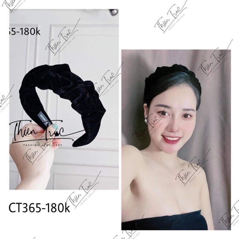 Bờm Vấn Nhung / Băng Đô Nhung / Cài Tóc nhung / bờm niơ , phụ kiện tóc nữ trẻ trung ,năng động - Hari Korea Accessories