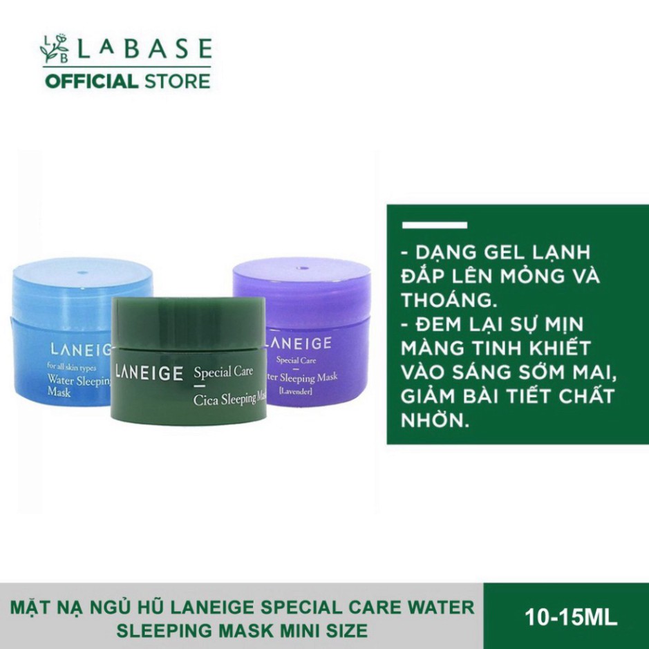 Mặt nạ ngủ Laneige Special Care Water Sleeping Mask size mini J56