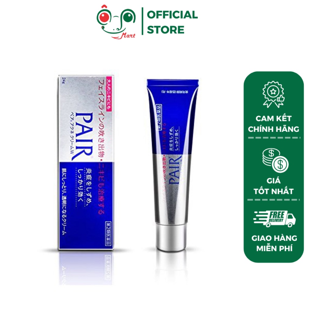 Kem ngừa mụn Pair Acne W Cream Nhật Bản 24g