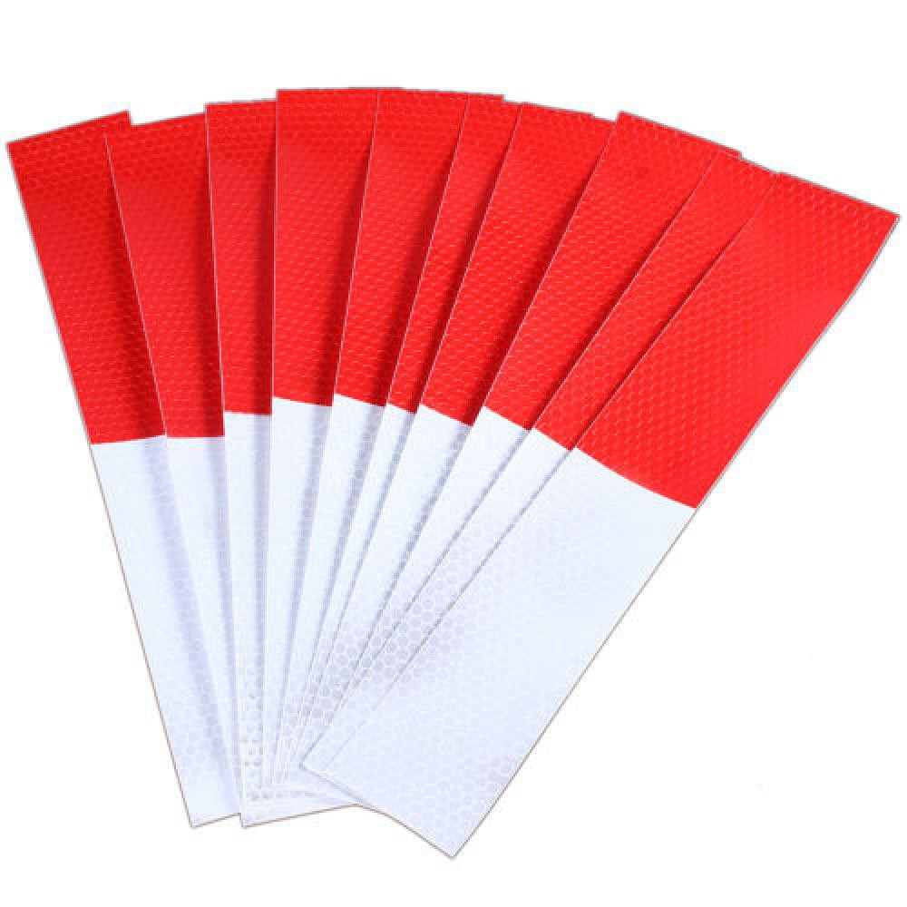 Hình dán trắng/đỏ phản chiếu cảnh báo an toàn cho xe hơi | BigBuy360 - bigbuy360.vn