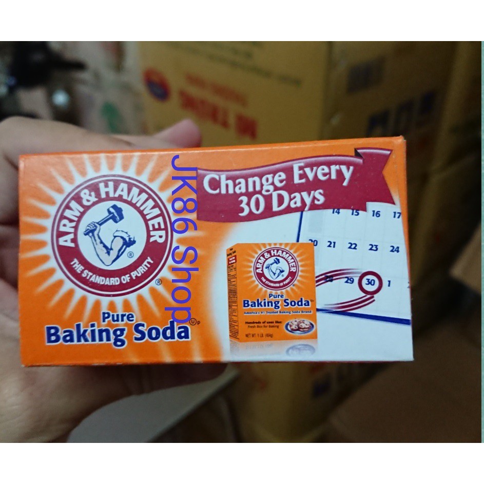 1 hộp bột Baking Soda đa công dụng 454g - Nhập khẩu từ Mỹ