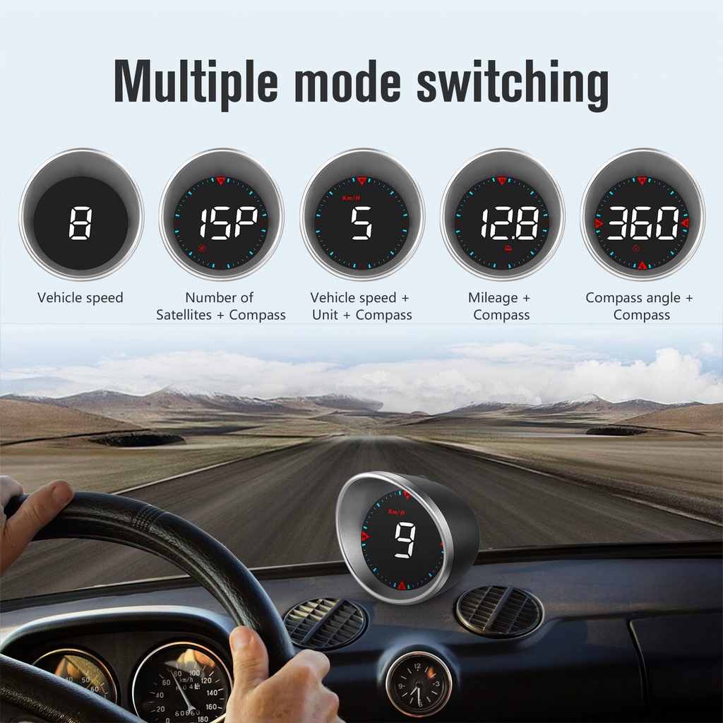 Đồng Hồ Vạn Năng Thông Minh Hiển Thị Tốc Độ Và La Bàn G5 OBD2