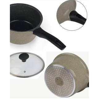 [Lock&Lock] Nồi Lock&Lock Stone 1 Tay Cầm LCA6181D-IH (18cm)