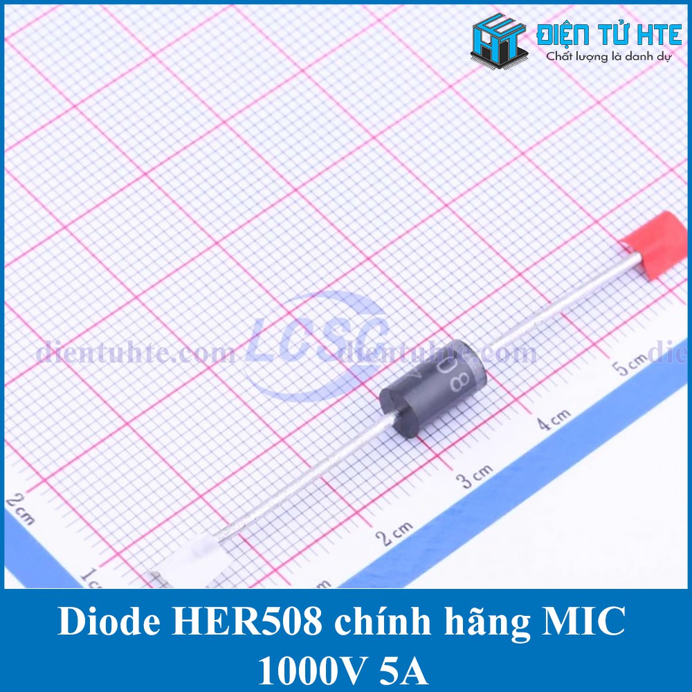 Combo 10 Diode HER508 1000V 5A chính hãng MIC [HTE Quy Nhơn CN2]