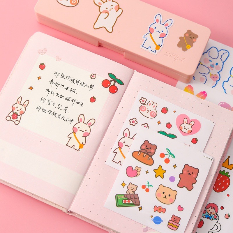 STICKER NHIỀU HÌNH DÁN DỄ THƯƠNG