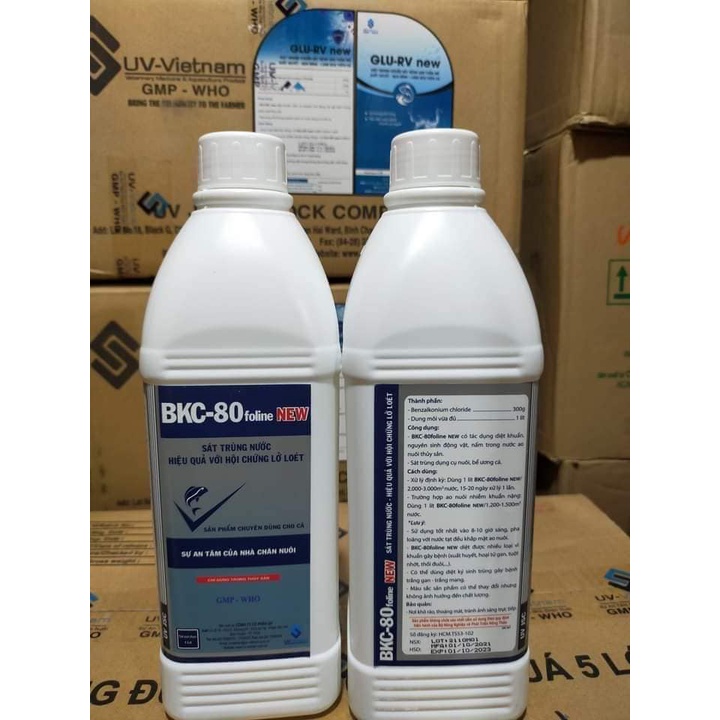[Giá tốt] Uv BKC-80 foline new vệ sinh ao nuôi nâm