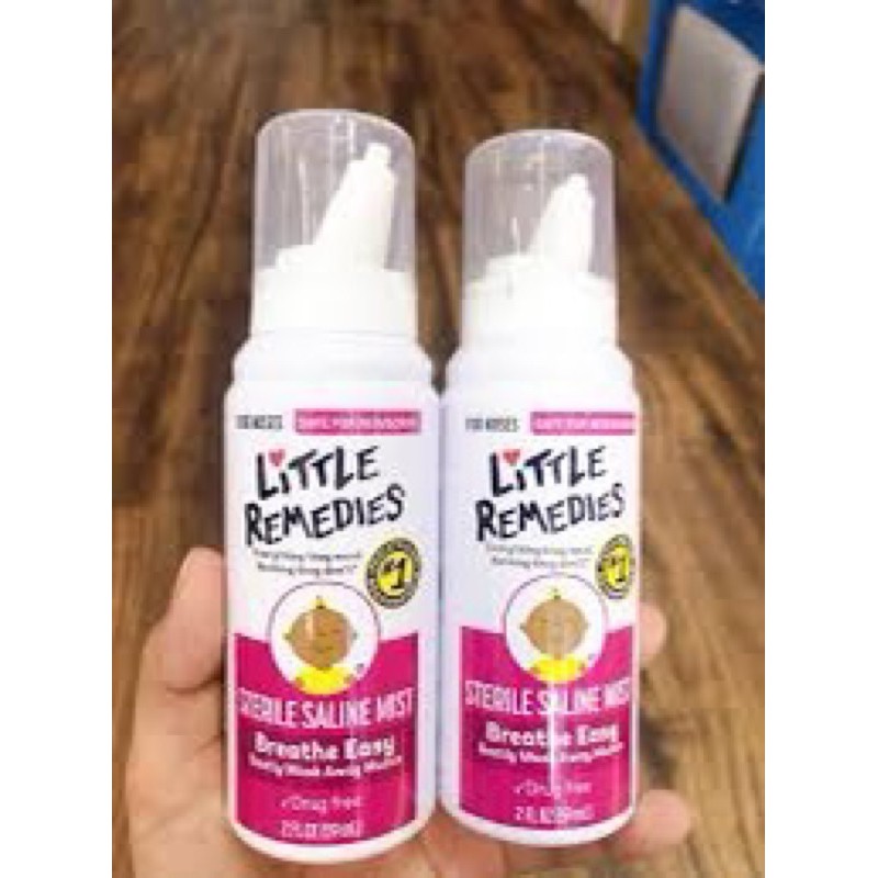 [Nhập Mỹ] Xịt mũi Little Remedies 89ml - Chai Lớn