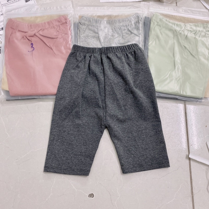 Quần Legging Đùi Bé Gái 10-30kg,Chất Cotton Siêu Mềm Mịn, Co Giãn Mạnh Đóng Túi ZipXịn Xò- 0013.