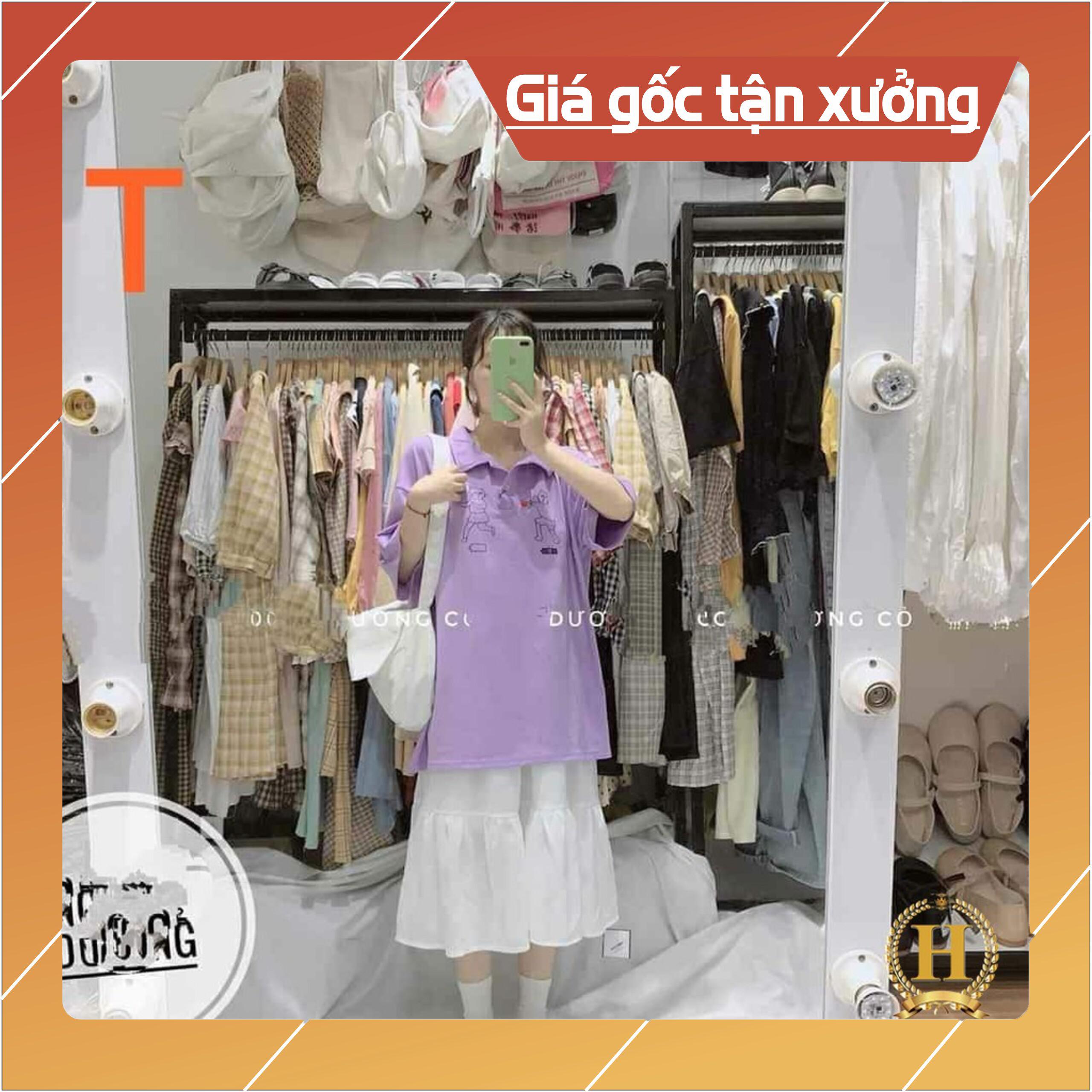 Áo polo 2 mèo bắn tim DTR0320