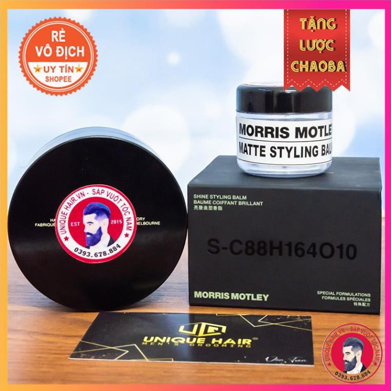 Chiết Dùng Thử : Sáp vuốt tóc Morris Motley Shine Balm – 2022  ! Travel Size 10-20-30g