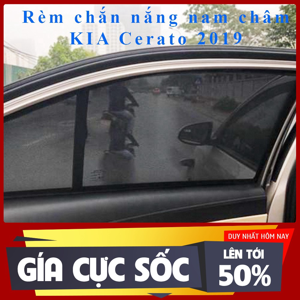 [Rèm ô tô] Rèm che nắng xe Kia Cerato 2016-2020, K3 có hút nam châm