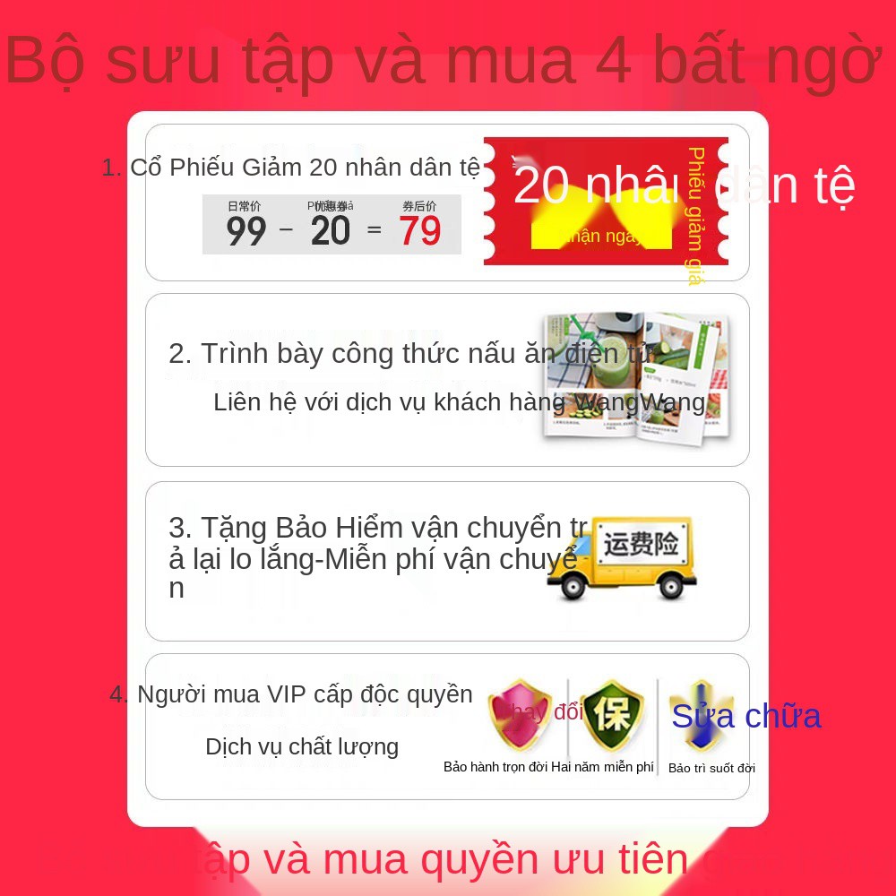 Máy ép trái cây, nấu ăn tại nhà đa chức năng, làm sữa đậu nành, Thực phẩm bổ sung cho trẻ nhỏ mini, xay sinh tố,