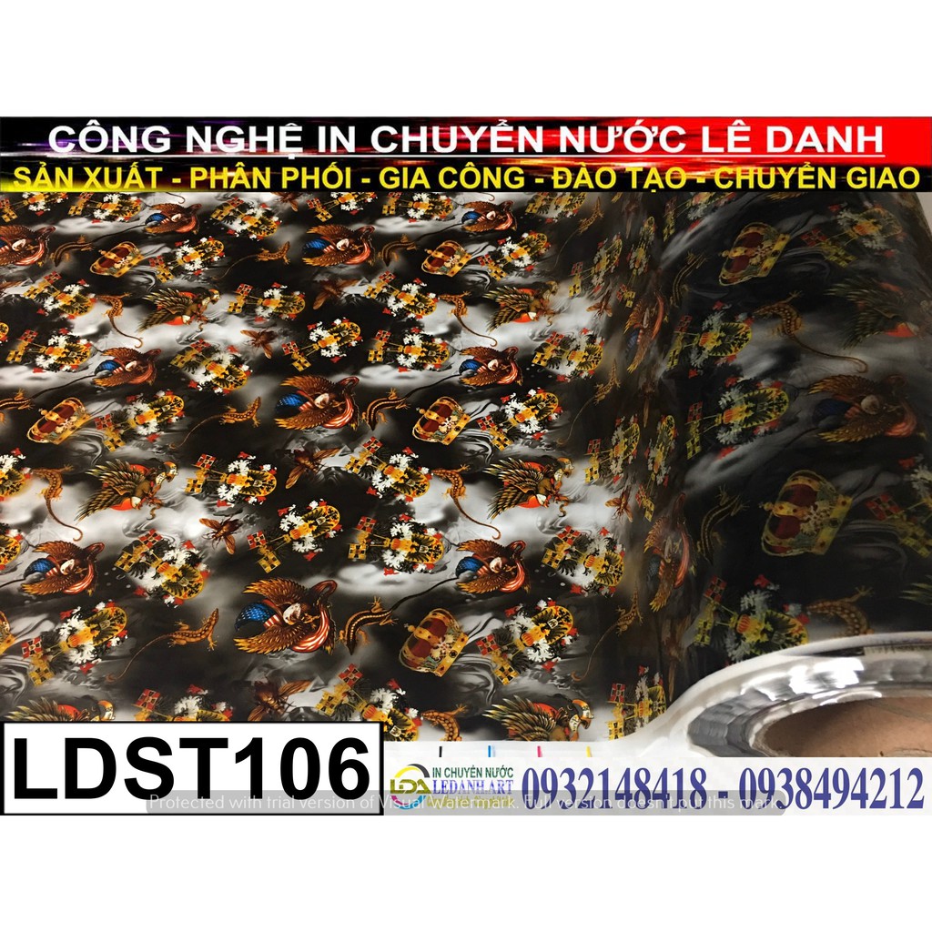 Film in chuyển nước sticker + chai xịt tan film trang trí ô tô xe máy nón bảo hiểm