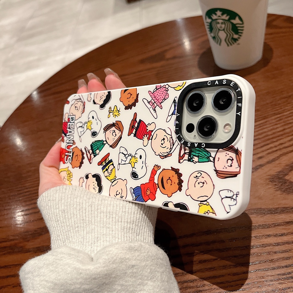 Ốp Điện Thoại Mềm Tích Hợp Ngăn Đựng Thẻ Hình Snoopy Cho iPhone13Pro iP12Pro XS iPhone11 12Promax 13Promax 11 12 13