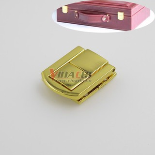 Khóa Hộp Mạ Vàng - Khóa Hộp Mạ Vàng phù hợp với dòng nội thất bằng gỗ giả cổ như hộp trang trí, hộp đựng đồ...