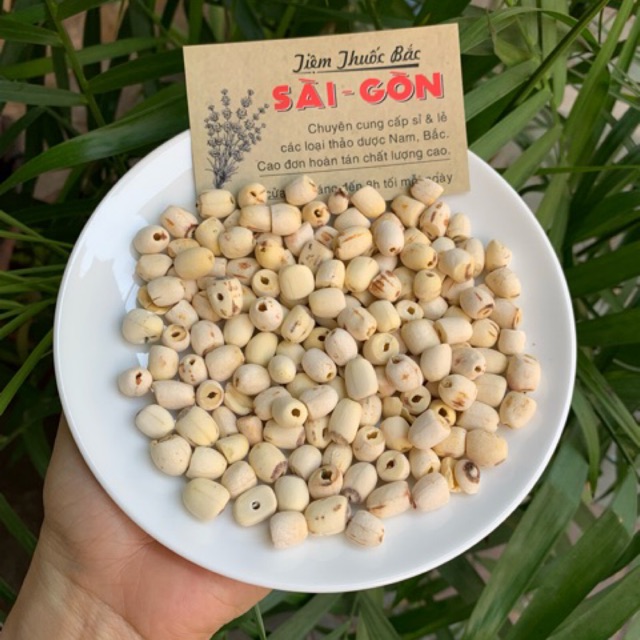 [Mã 156FMCGSALE hoàn 8% đơn 500K] Hạt Sen Khô ( Trắng, Bở) 100g | BigBuy360 - bigbuy360.vn