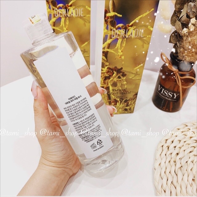 Nước Hoa Hồng Cây Phỉ Derladie Natural Witch Hazel Toner