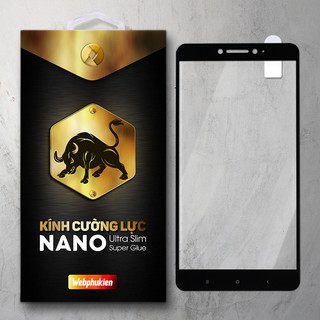Cường lực Xiaomi Mi Max 1 hiệu Webphukien Full viền màu