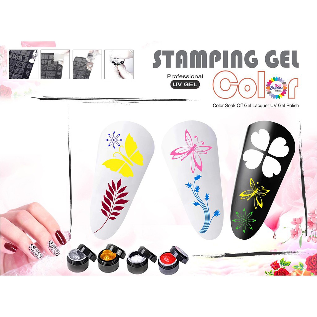 Gel vẽ STAMPING 12 màu