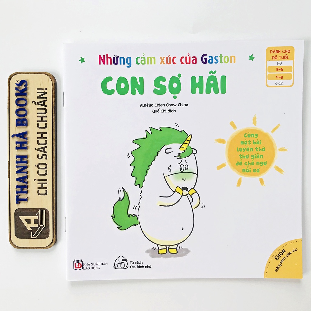 Sách - Ehon Thông Minh, Cảm Xúc - Những Cảm Xúc Của Gaston (Cho bé 3-8 tuổi) (Tùy chọn: bộ 8 cuốn, bộ 6 cuốn, bộ 4 cuốn)