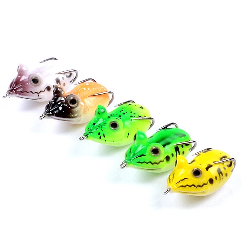 mồi câu lure mồi nhái giả câu cá lóc cá sộp 5,4cm 11,6g nhái hơi câu cá siêu nhạy