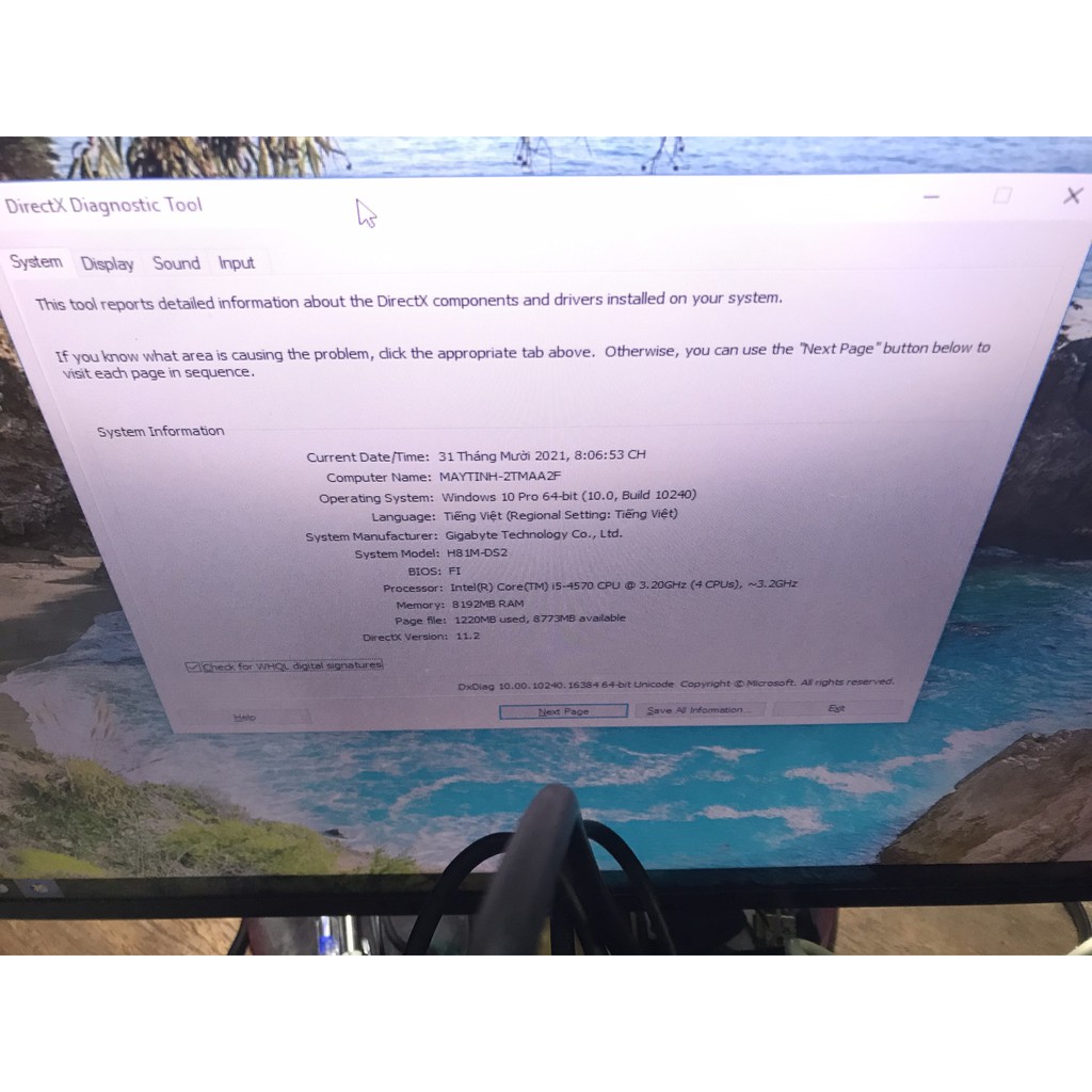 Bộ máy tính Cpu i5 4570 // 8GB // 1TB Chiến game thả game , làm văn phòng đồ hoạ , photoshop…