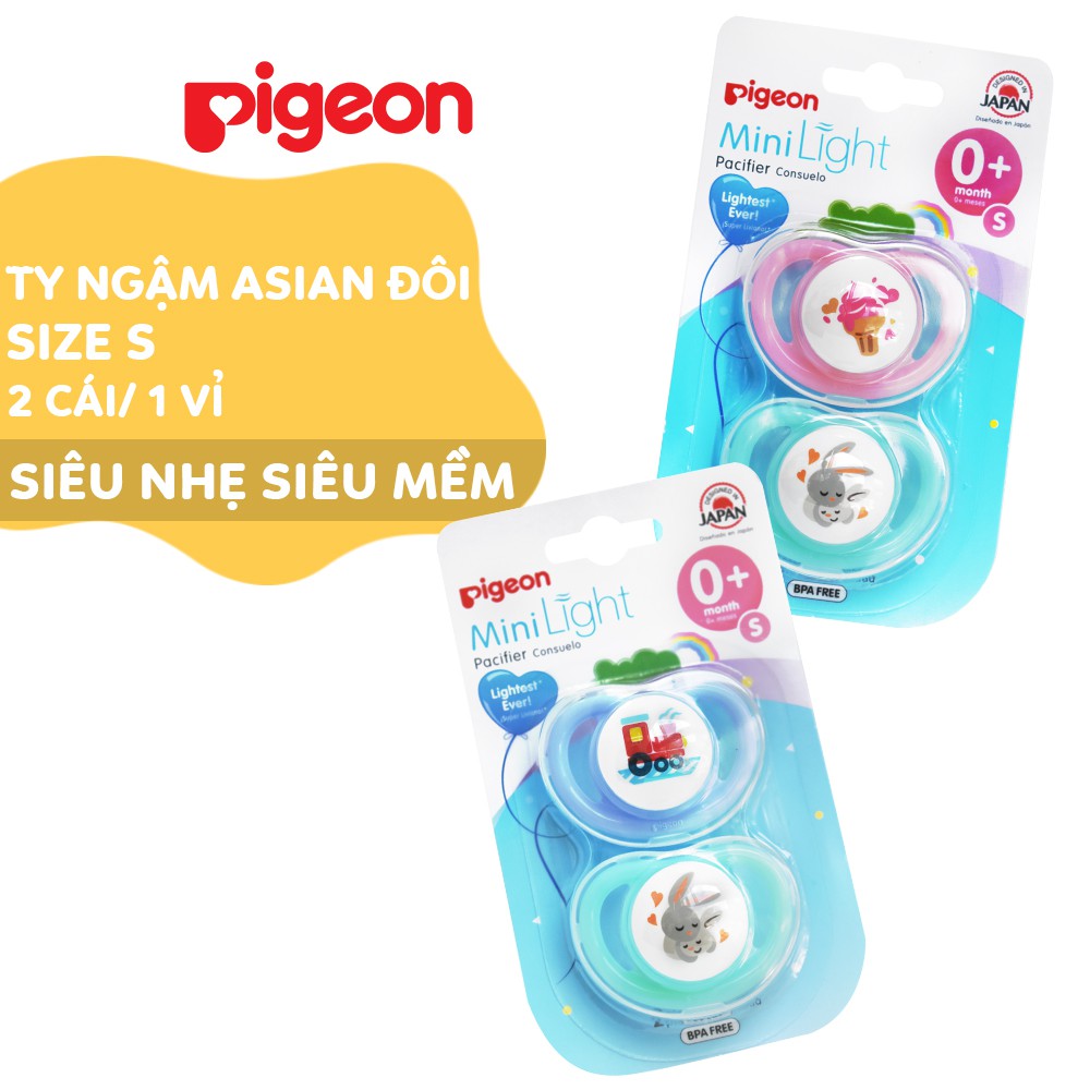 Ti ngậm đôi Pigeon size S - Boy/Girl