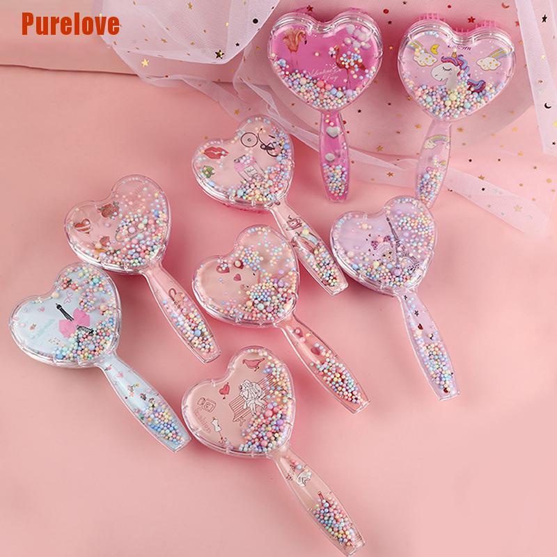 1 Kẹp Tóc Trái Tim Trong Suốt