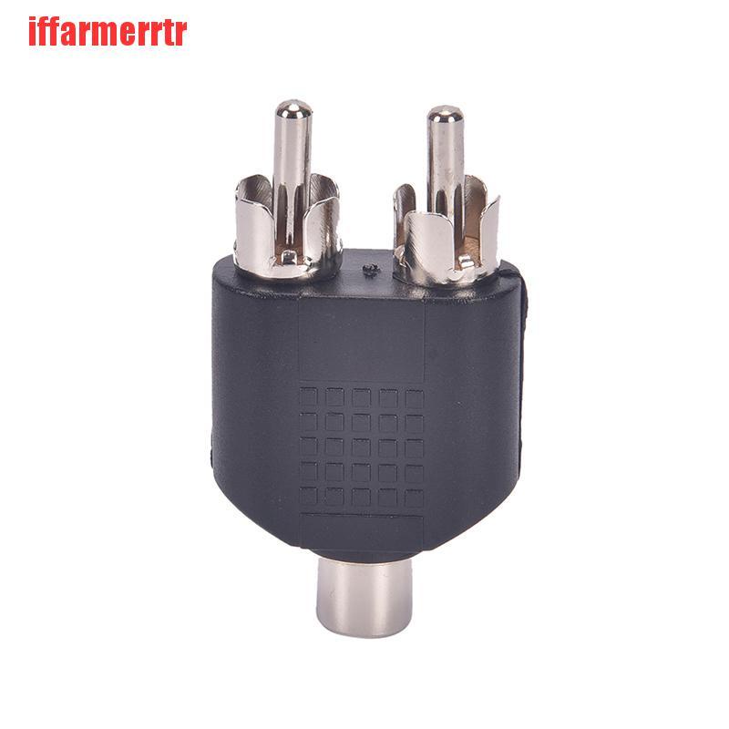 Đầu Nối Chia Cổng Rca Phono Y 2 X Sang 1 X Cái Âm Thanh Video Kgd