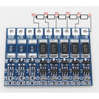 Mạch ghép cân bằng 5S pin lithium 5 dây 21V 18650  51818V