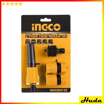 Bộ 5 Đầu Nối Nhanh Máy Xịt Rửa INGCO HHCS05122 JKL