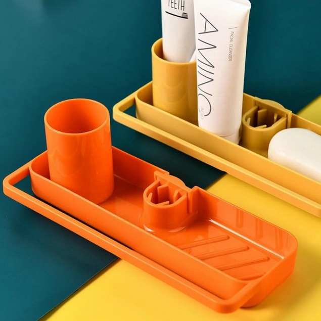 GIÁ TREO GẮN VÒI NƯỚC BỒN RỬA CHÉN ĐA NĂNG- Kệ Nhà Tắm, Kệ Để Đồ Phòng Tắm, Nhà Bếp , Phòng Bếp Thông Minh Nhựa Cao Cấp