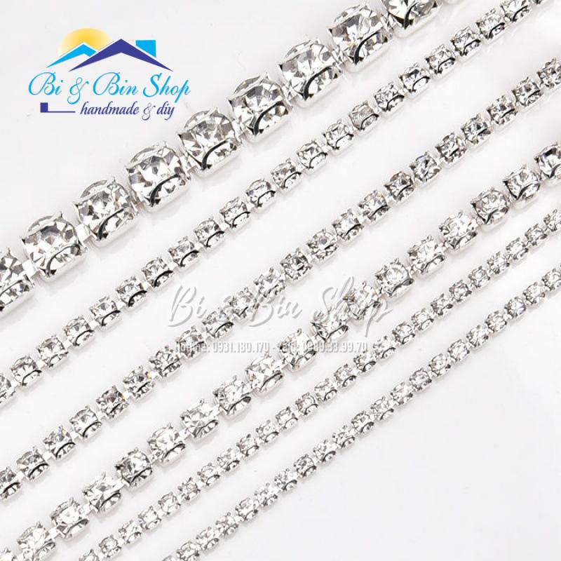 1 Mét Dây Xoàn Chấu D Đính Kết Trang Phục Thời Trang, Làm Phụ Kiện Handmade - Bi &amp; Bin Shop