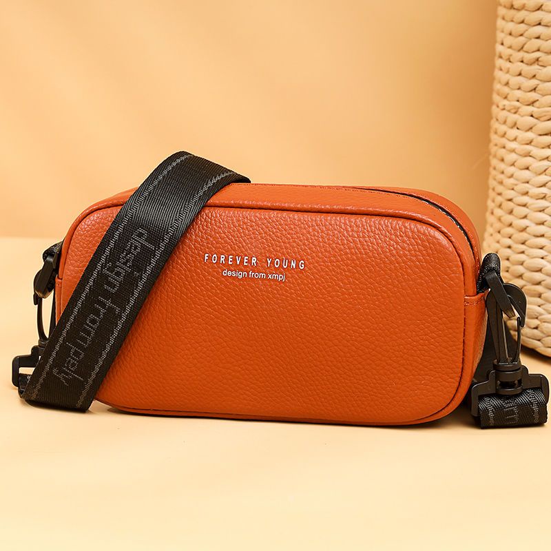 Hàng Mới Về  Túi Đeo Vai / Đeo Chéo Mini Bằng Da Bò Thật Cao Cấp Đựng Điện Thoại Thời Trang Cho Nữ