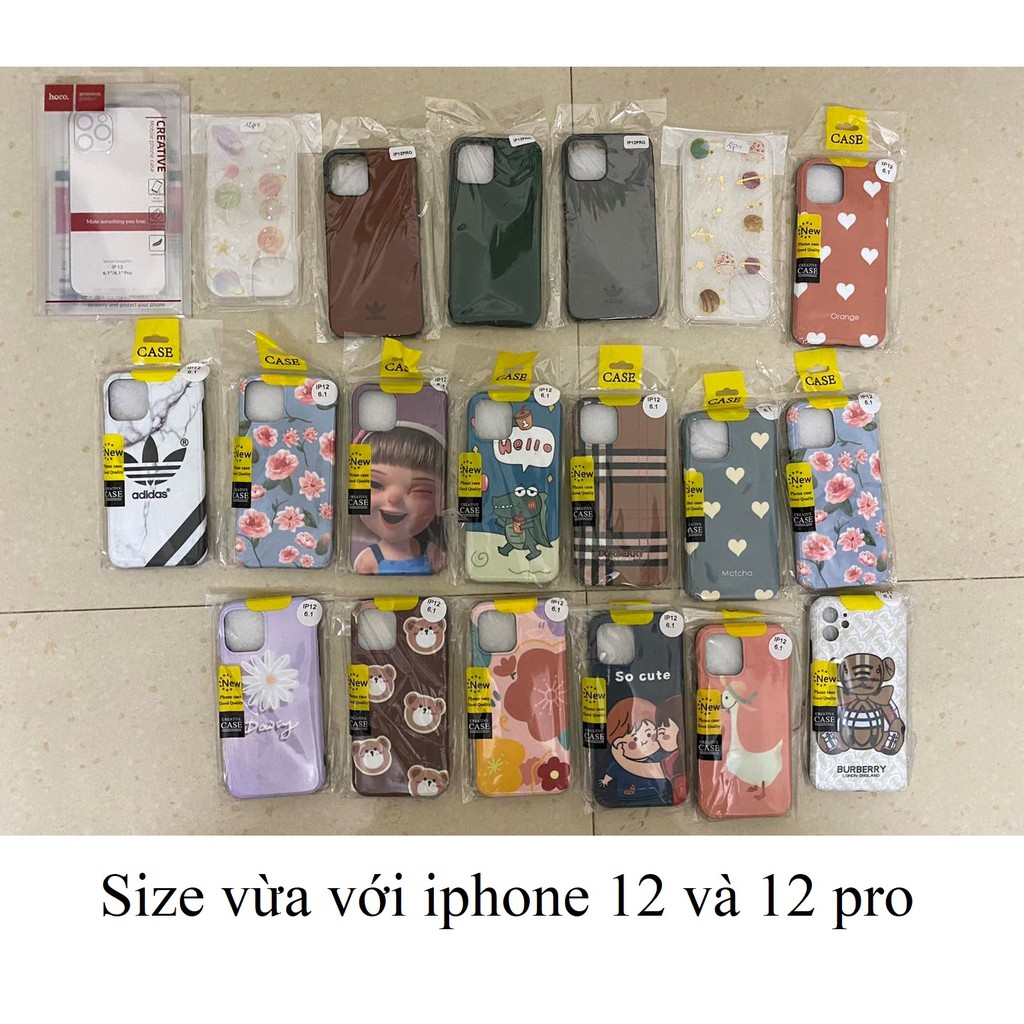 Ốp lưng iPhone 12 chống sốc bền màu size mới nhất dành riêng cho dòng iPhone 12 / 12 pro / 12 pro max