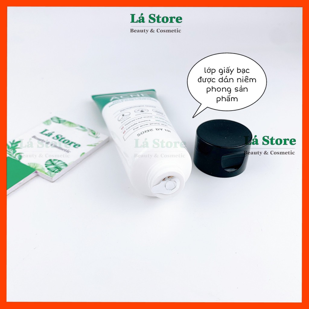 Sữa rửa mặt Some By Mii Aha Bha Pha Miracle Acne Clear Foam - Lá Store