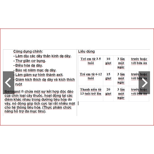 Iberogast 20ml hàng Đức.