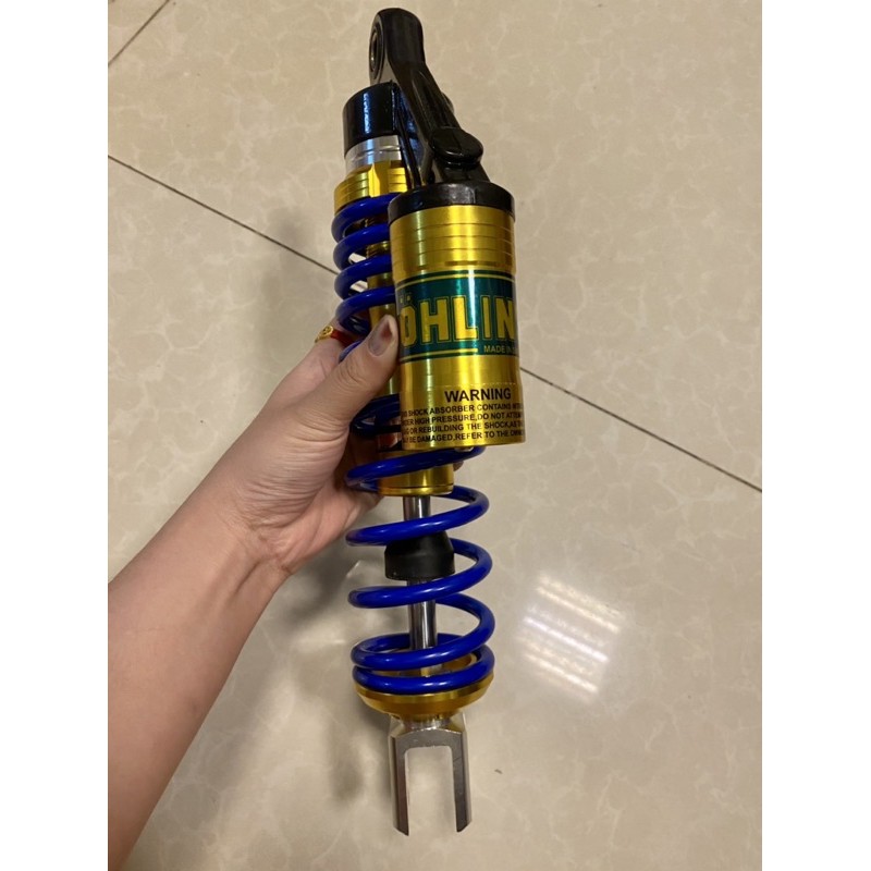 Phuộc sau nhún sau Ohlins bình dầu cho các con xe tay ga Ab Nouvo 4-5-6 PCX NVX vision Click Vario Janus ...