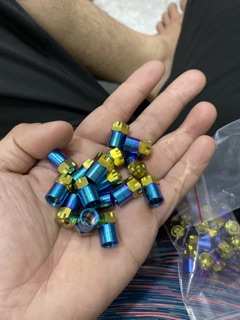 Van vòi vặn bánh xe titanium gr5