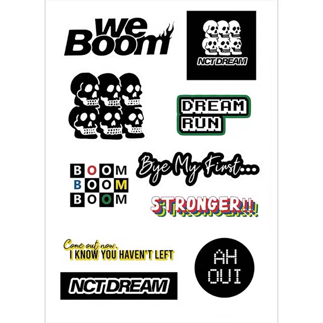 Sticker NCT DREAM We boom