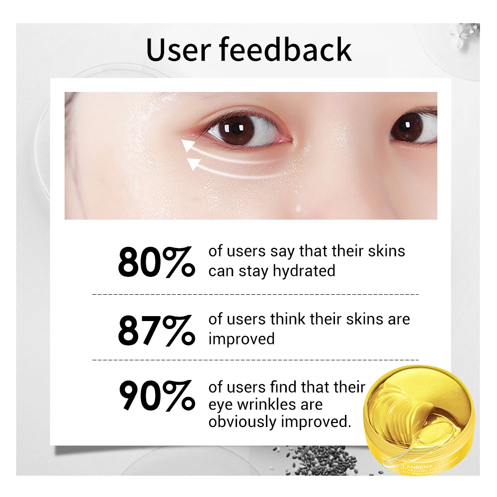 (Hàng Mới Về) Mặt Nạ Mắt Collagen Retinol Dưỡng Ẩm Săn Chắc Da Chống Lão Hóa Và Nếp Nhăn Lanbena | BigBuy360 - bigbuy360.vn