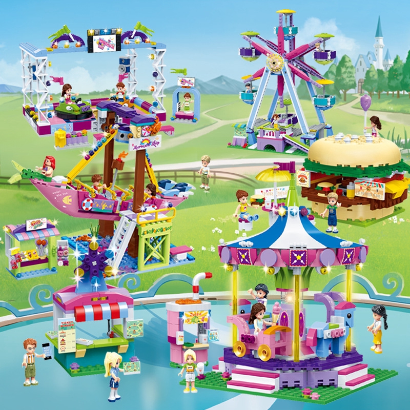 Bộ Đồ Chơi Lắp Ráp Mô Hình Lego Công Viên Cho Bé