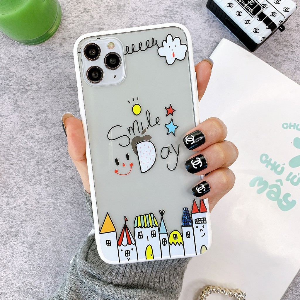 [ SAMSUNG ] Ốp Lưng Viền Silicon Smile Day - | BigBuy360 - bigbuy360.vn