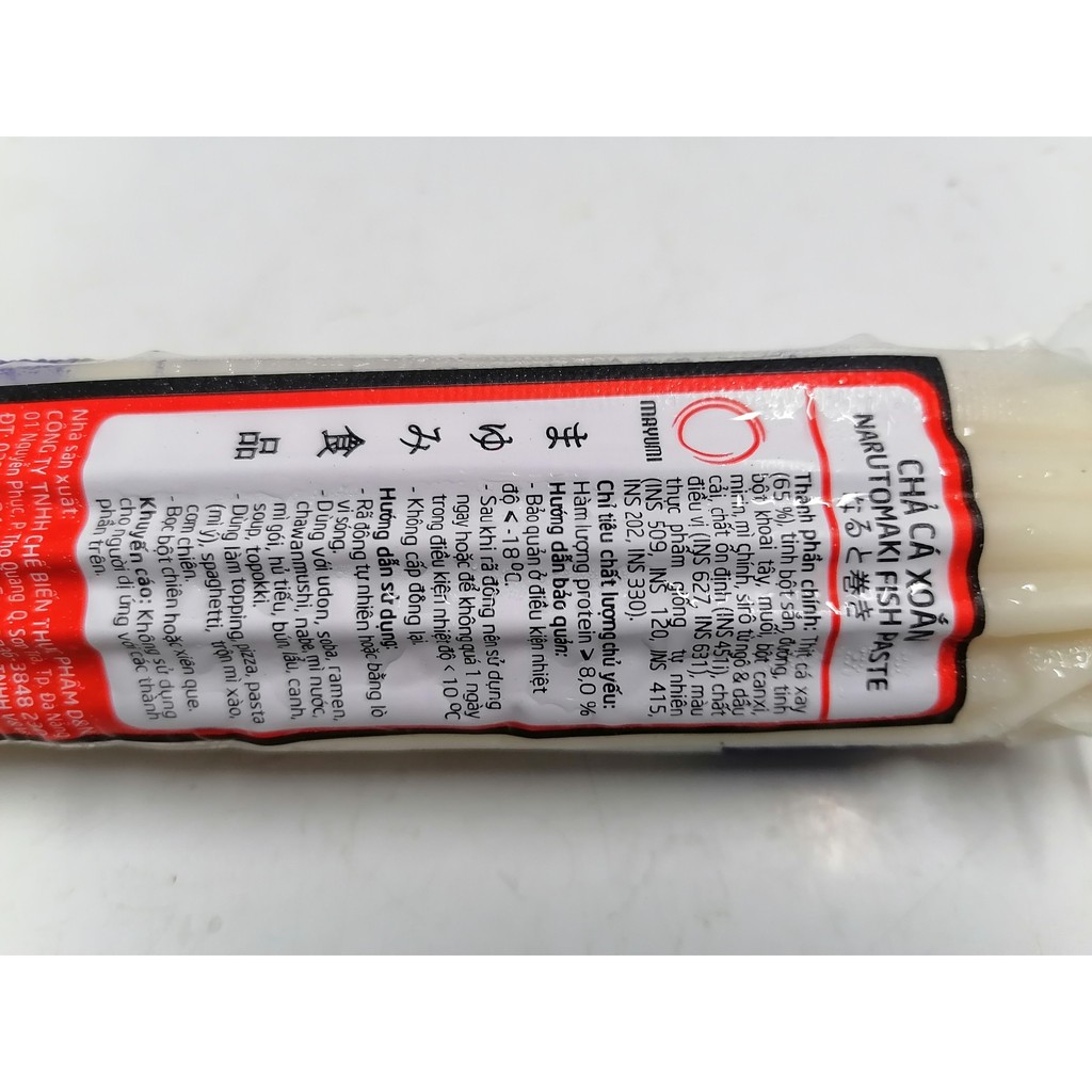 Chả cá xoắn [VN] MAYUMI Narutomaki Fish Paste (btn-hl) (nw5)