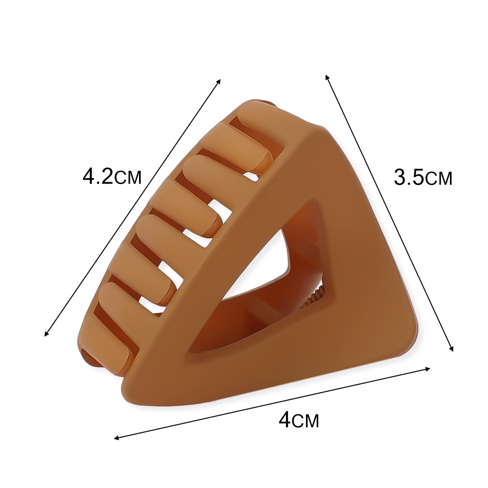 Kẹp Tóc Càng Cua Hình Tam Giác 3.5Cm*4.5cm Phong Cách Hàn Quốc Thời Trang Cho Nữ