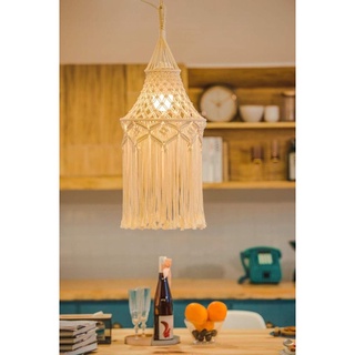 Chao đèn macrame rộng 40cm